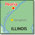 Map snippet, Peoria, IL