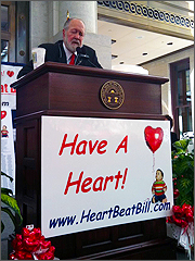 Joe Scheidler speaks at Heartbeat bill rally