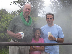 Joe Scheidler and Bobby Schindler in Hawaii