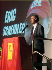 Eric Scheidler gives a talk