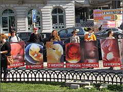 Pro-life activism in Brussels