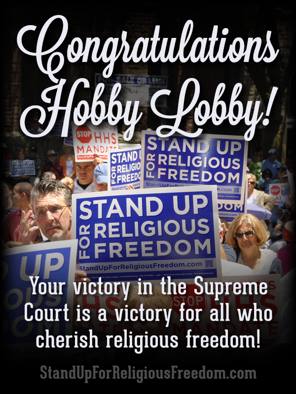 Hobby Lobby Victory graphic