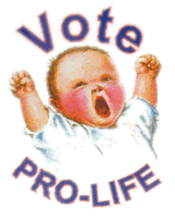 Baby Says: Vote Pro-Life!