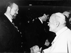 Joe meets John Paul II