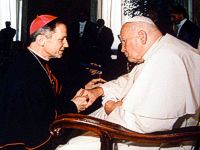Bishop Paprocki with Pope John Paul II