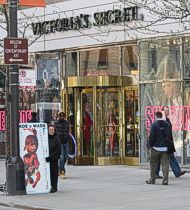 Face the Truth outside Victoria's Secret