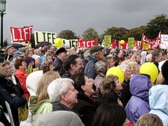 More of the crowd at Rally for Life