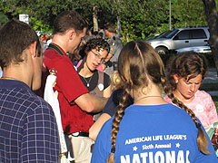 Pro-life presence at Planned Parenthood 9/14/09
