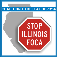 Logo for Stop Illinois FOCA group