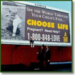 Pro-life billboard