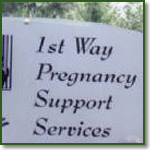 First Way Pregnancy Center sign
