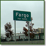 Fargo, ND sign
