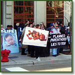 Protest of Planned Parenthood in Chicago