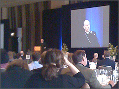 Bishop Cordileone gives the keynote address [Photo by Matt Yonke]