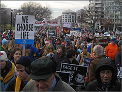 Massive crowds at the March for Life [Photo by John Jansen]
