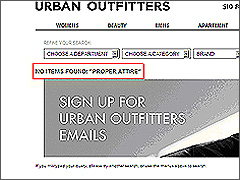 The Properly Attired condoms are no longer being sold by Urban Outfitters, as this screen clipping (with added red box) shows.