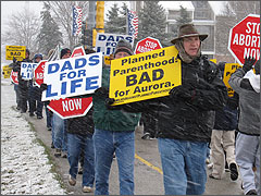 PP Protest in the snow, March 20, 2010