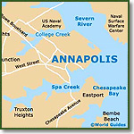 Annapolis map