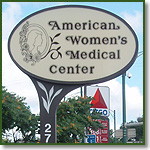 American Women's Medical Center sign