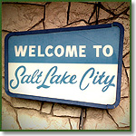 Welcome to Salt Lake City sign