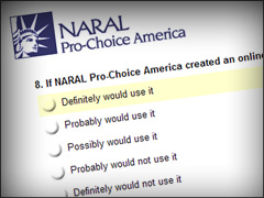 NARAL Survey (detail)
