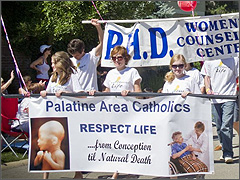 Pro-life sign in Palatine