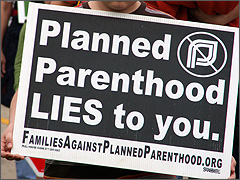 Planned Parenthood Lies to You sign
