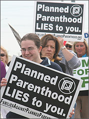 Planned Parenthood Lies to You sign