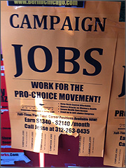Pro-choice jobs poster