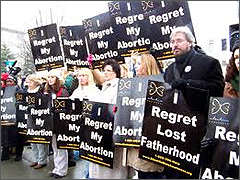 I regret my abortion signs