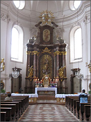 St Sebastian Church altar, Salzburg