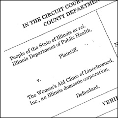 state of illinois vs. womens's aid clinic of lincolnwood