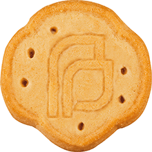 Girl Scouts Trefoil cookie with Planned Parenthood logo
