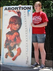 Abortion victim sign