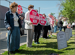 Protest of albany abortion facility