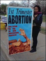 showing the victims of abortion